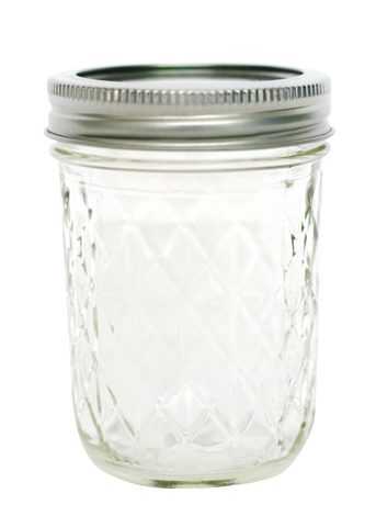 8 oz. Quilted Jelly Jar