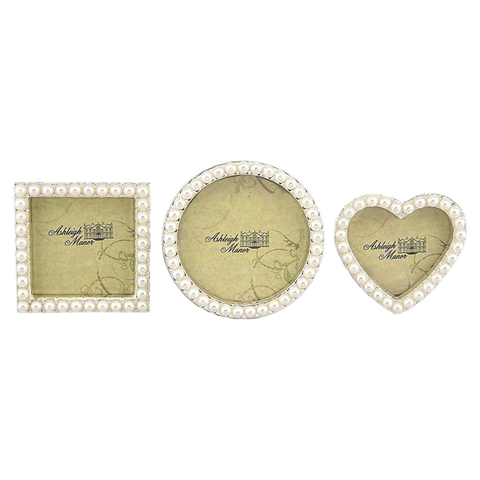 2 x 3 Small Pearl Picture Frame Set