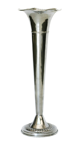 Silver Trumpet Vase