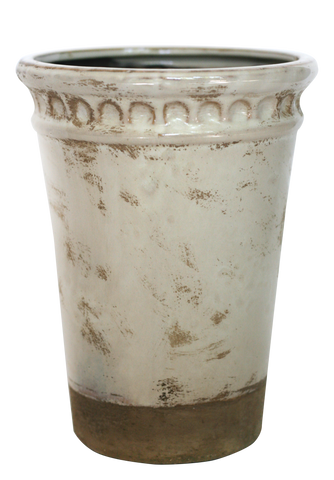 Large Glazed Terracotta Pot