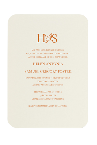 Betsy White Love Logo # 9 Invitation