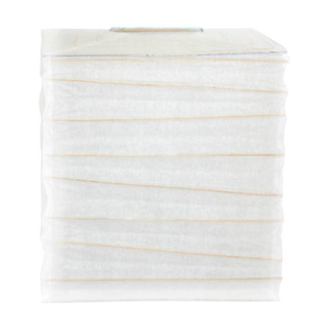 10" White Square Paper Lantern