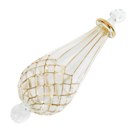 Hand Blown Glass Ornament- Luxor