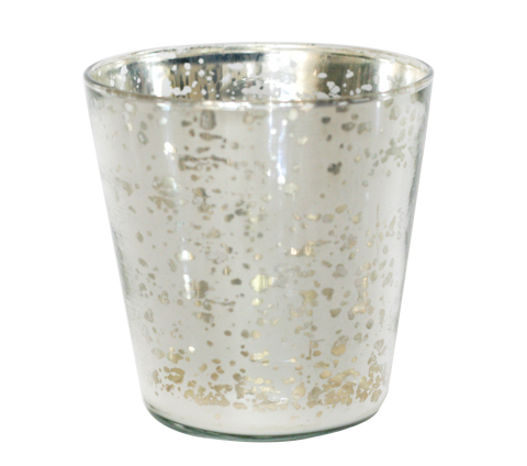 Silver Mercury Glass Vase