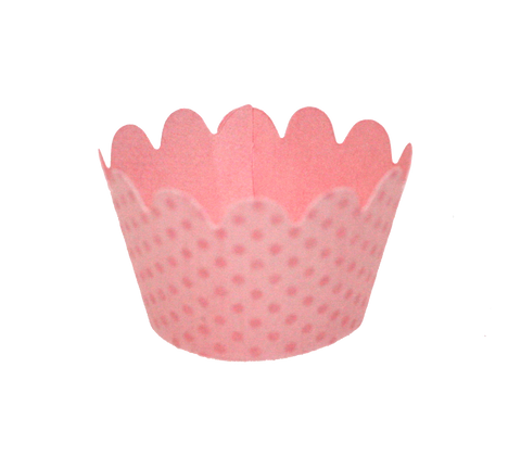 Baby Pink Mini Cupcake Wrappers