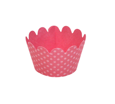 Cherry Blossom Pink Mini Cupcake Wrappers