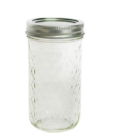 Quilted Crystal Jelly Jars, 12 oz.