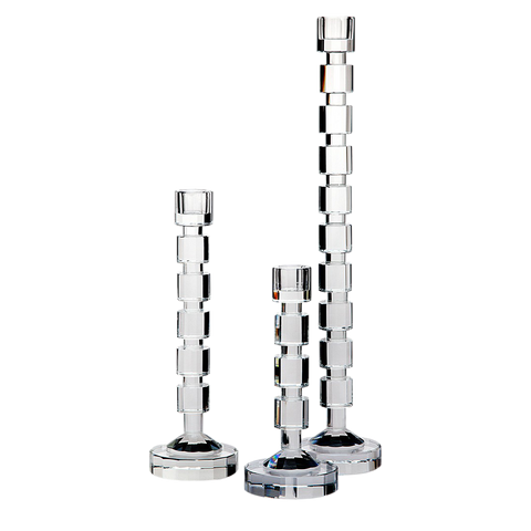 Modern Crystal Candlesticks