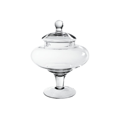 10" Glass Apothecary Jar