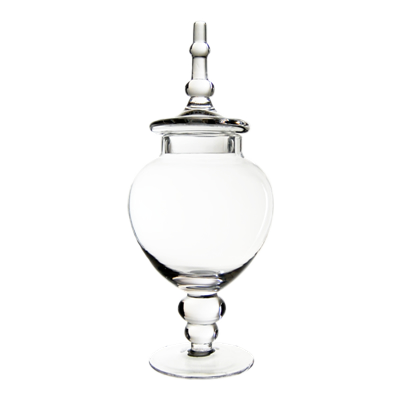 14.75"  Glass Apothecary Jar