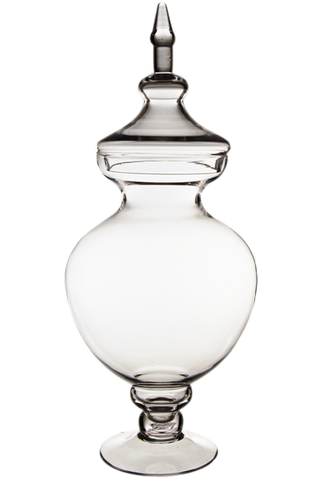 21.5"  Glass Apothecary Jar