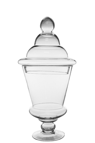 16.75" Glass Apothecary Jar