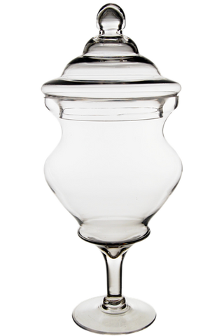 14.25" Glass Apothecary Jar