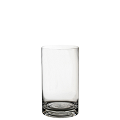 Clear Glass Cylinder Vases, 12"