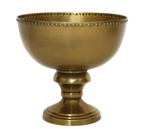 Antique Gold Pedestal Bowl