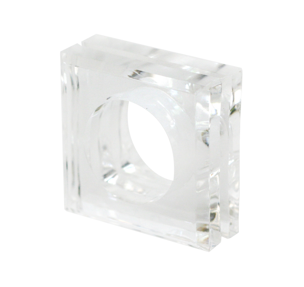 Lucite 2025 napkin rings