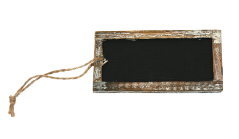Mini Chalkboard with Wood Frames