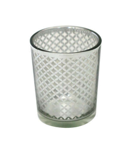Silver Lattice Votive Holders, 3"