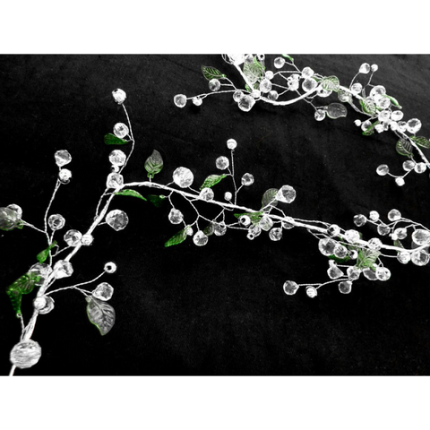 Small Crystal Beaded Garlands