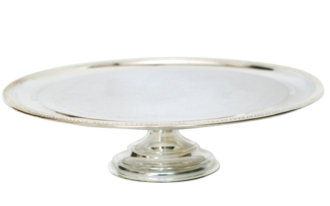 Silver Plate Pedestal Cake Stand