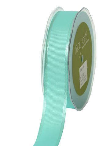 1" Turqoise Grosgrain and Satin Ribbon