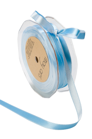 3/8" Blue and Light Blue Reversable Ribbon