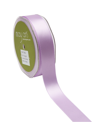 1.5" Lavender Double Faced Satin Ribbon