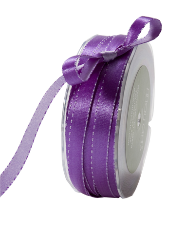 3/8" Purple and Lavender Satin Ribbon