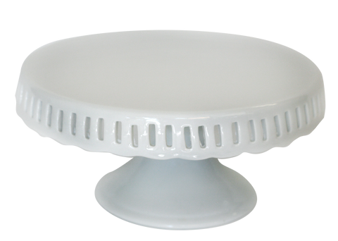 Porcelain Pedestal Cake Plate