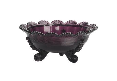 Amethyst Footed Candy Dish