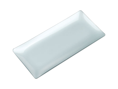 Modern Silver Glass Tray