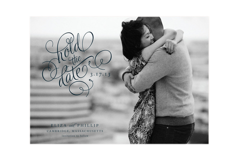 Minted Hold The Date Save the Date Card