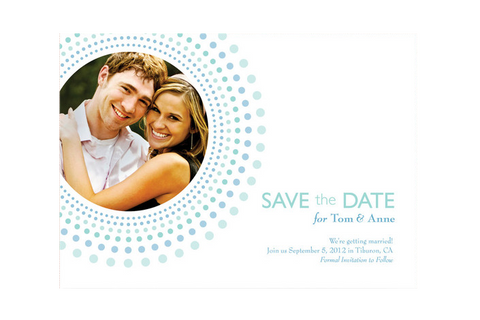 Minted Italian Sunset Save the Date Card