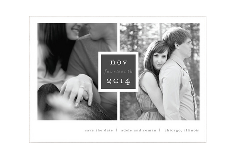 Minted Frame Up Save the Date Cards