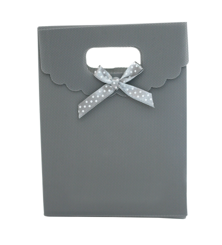 Silver Plastic Tab Top Bags