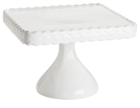 Footed Square Cake Stand