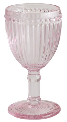 Pink Glass Goblets