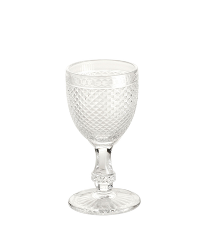 Clear Pressed Glass Goblets