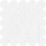 1" Ivory Crochet and Light Blue Velvet Ribbon