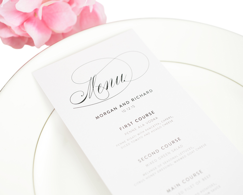 Shine Script Elegance Menus