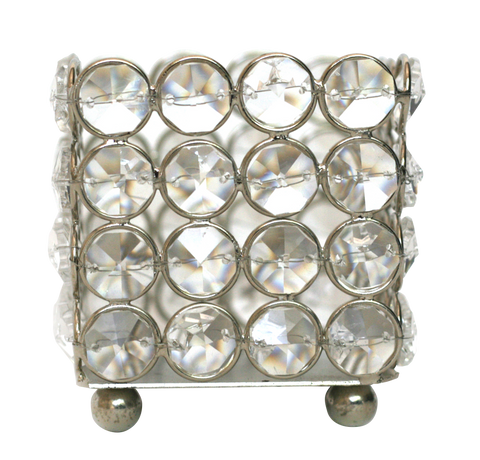 Crystal Bead Votive Holder