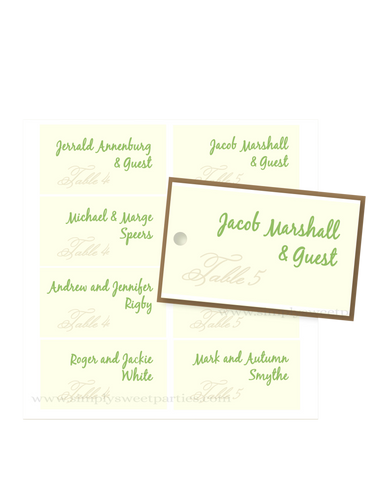 Custom Printed Escort Tags