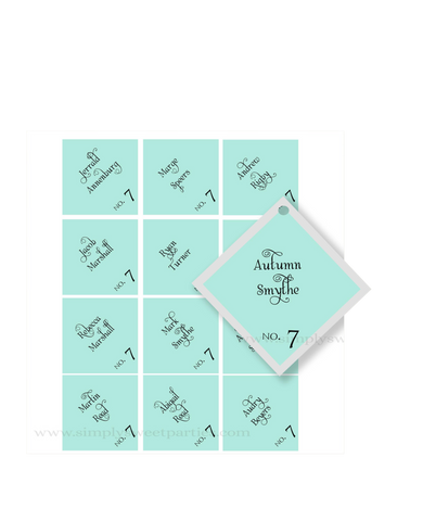 Custom Printed Escort Tags