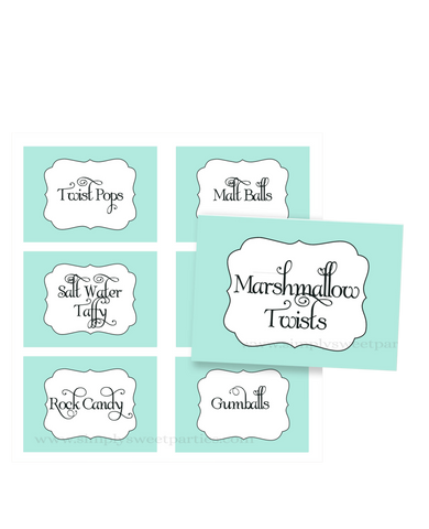 Custom Candy Labels