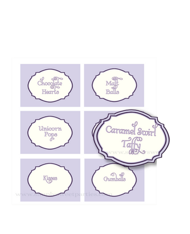 Custom Candy Labels