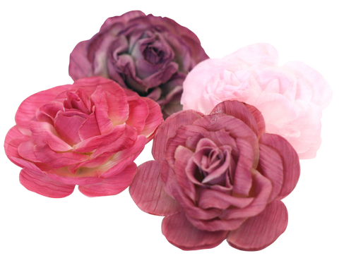 Large Silk Cabbage Rose