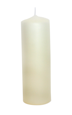3 x 9 Ivory Pillar Candle