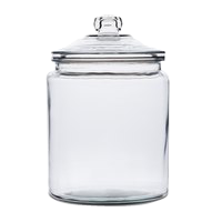 Glass Cookie Jars, 1 Gallon