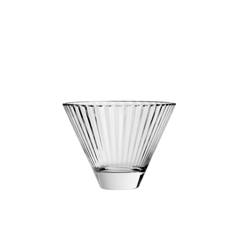 Optic Glass Dessert Dishes