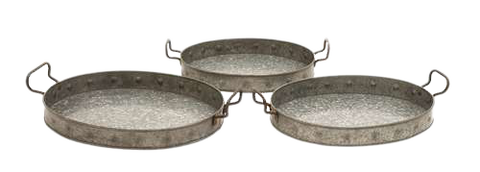 Galvanized Steel Serving Tray